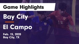 Bay City  vs El Campo  Game Highlights - Feb. 15, 2020