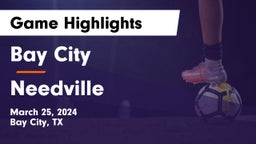 Bay City  vs Needville  Game Highlights - March 25, 2024