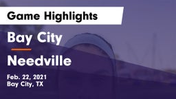 Bay City  vs Needville  Game Highlights - Feb. 22, 2021