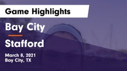 Bay City  vs Stafford  Game Highlights - March 8, 2021