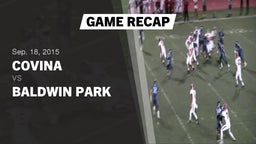 Recap: Covina  vs. Baldwin Park  2015
