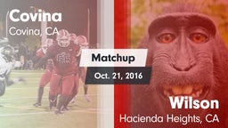 Matchup: Covina  vs. Wilson  2016