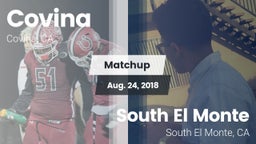 Matchup: Covina  vs. South El Monte  2018