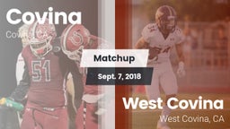 Matchup: Covina  vs. West Covina  2018