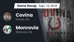 Recap: Covina  vs. Monrovia  2018