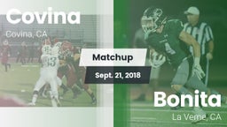 Matchup: Covina  vs. Bonita  2018