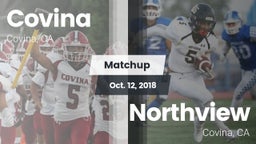 Matchup: Covina  vs. Northview  2018