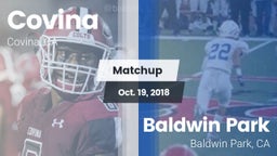 Matchup: Covina  vs. Baldwin Park  2018