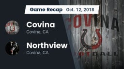 Recap: Covina  vs. Northview  2018