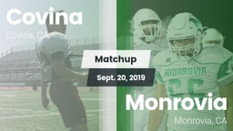 Matchup: Covina  vs. Monrovia  2019