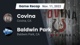 Recap: Covina  vs. Baldwin Park  2022
