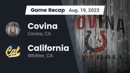 Recap: Covina  vs. California  2023