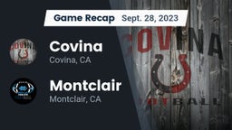 Recap: Covina  vs. Montclair  2023