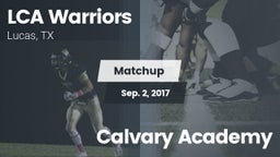 Matchup: LCA Warriors vs. Calvary Academy 2017