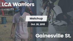 Matchup: LCA Warriors vs. Gainesville St. 2018