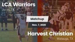 Matchup: LCA Warriors vs. Harvest Christian  2020