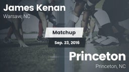 Matchup: Kenan  vs. Princeton  2016