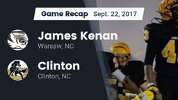 Recap: James Kenan  vs. Clinton  2017