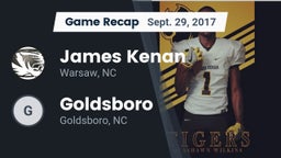Recap: James Kenan  vs. Goldsboro  2017