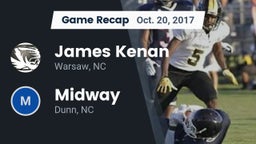 Recap: James Kenan  vs. Midway  2017