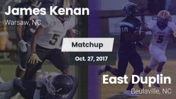 Matchup: Kenan  vs. East Duplin  2017