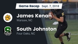 Recap: James Kenan  vs. South Johnston  2018