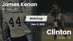 Matchup: Kenan  vs. Clinton  2018