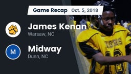 Recap: James Kenan  vs. Midway  2018