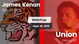 Matchup: Kenan  vs. Union  2019