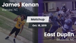 Matchup: Kenan  vs. East Duplin  2019