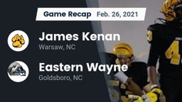 Recap: James Kenan  vs. Eastern Wayne  2021