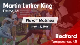 Matchup: Martin Luther King H vs. Bedford  2016