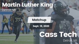 Matchup: Martin Luther King H vs. Cass Tech  2020