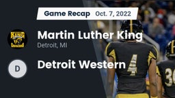 Recap: Martin Luther King  vs. Detroit Western 2022