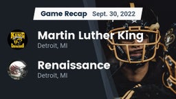 Recap: Martin Luther King  vs. Renaissance  2022