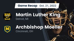 Recap: Martin Luther King  vs. Archbishop Moeller  2022
