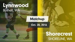 Matchup: Lynnwood  vs. Shorecrest  2016