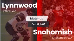 Matchup: Lynnwood  vs. Snohomish  2018