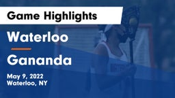 Waterloo  vs Gananda Game Highlights - May 9, 2022
