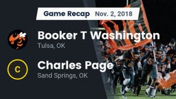 Recap: Booker T Washington  vs. Charles Page  2018