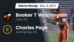 Recap: Booker T Washington  vs. Charles Page  2019