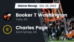 Recap: Booker T Washington  vs. Charles Page  2022