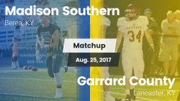 Matchup: Madison Southern vs. Garrard County  2017