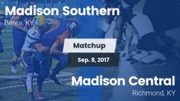 Matchup: Madison Southern vs. Madison Central  2017