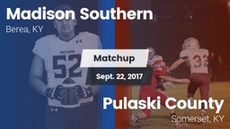 Matchup: Madison Southern vs. Pulaski County  2017