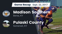 Recap: Madison Southern  vs. Pulaski County  2017