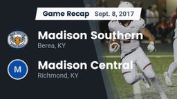 Recap: Madison Southern  vs. Madison Central  2017