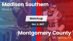 Matchup: Madison Southern vs. Montgomery County  2017