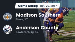 Recap: Madison Southern  vs. Anderson County  2017
