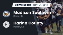 Recap: Madison Southern  vs. Harlan County  2017